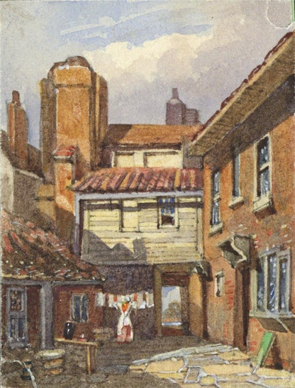 Style Of Samuel Prout Wandsworth Miniature Watercolour Painting 19th Century0