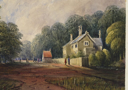 Mary Webster (1794-1883) Watercolour Painting - View On Harrow Road London 18417