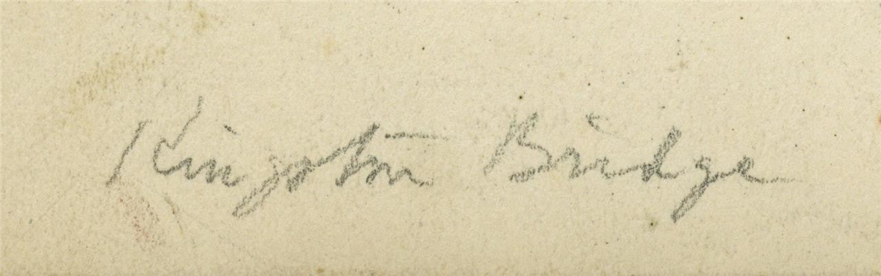 Walter Duncan (1848-1932) - Pencil Drawing - Kingston Bridge, London 19065