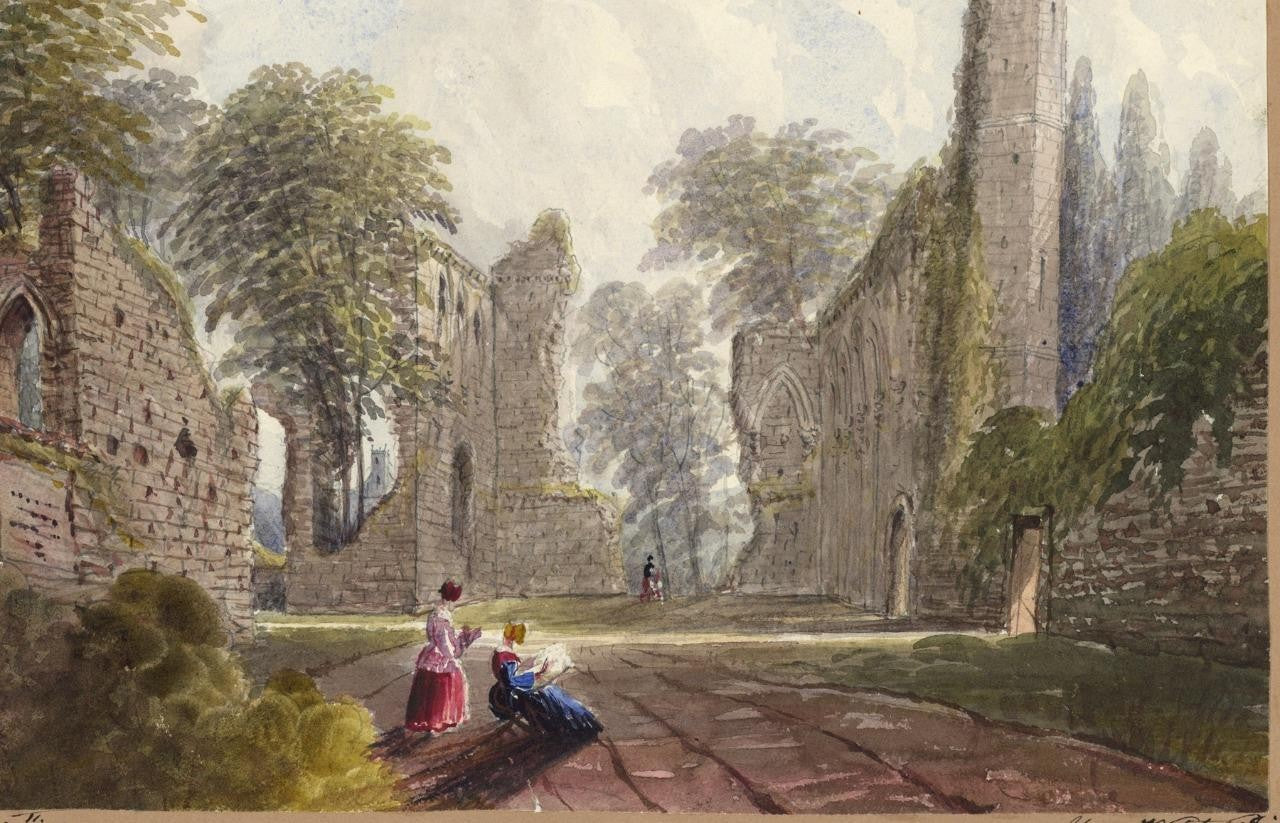 Mary Webster (1794-1883) Watercolour Painting  Beeston Regis Priory Near Cromer10