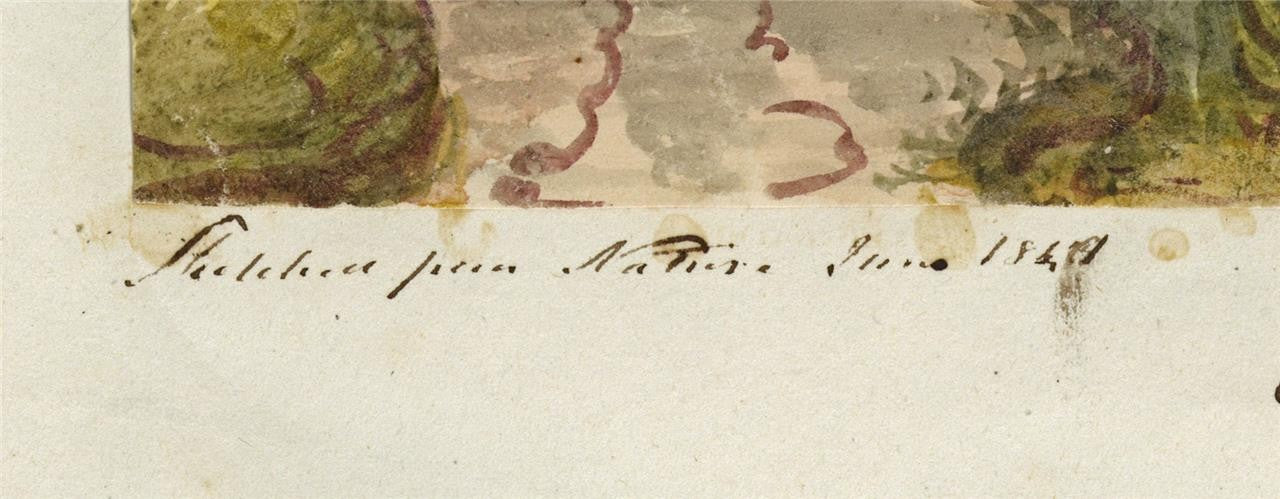 Mary Webster Watercolour Painting Charlton Church Woolwich Greenwich London 18414