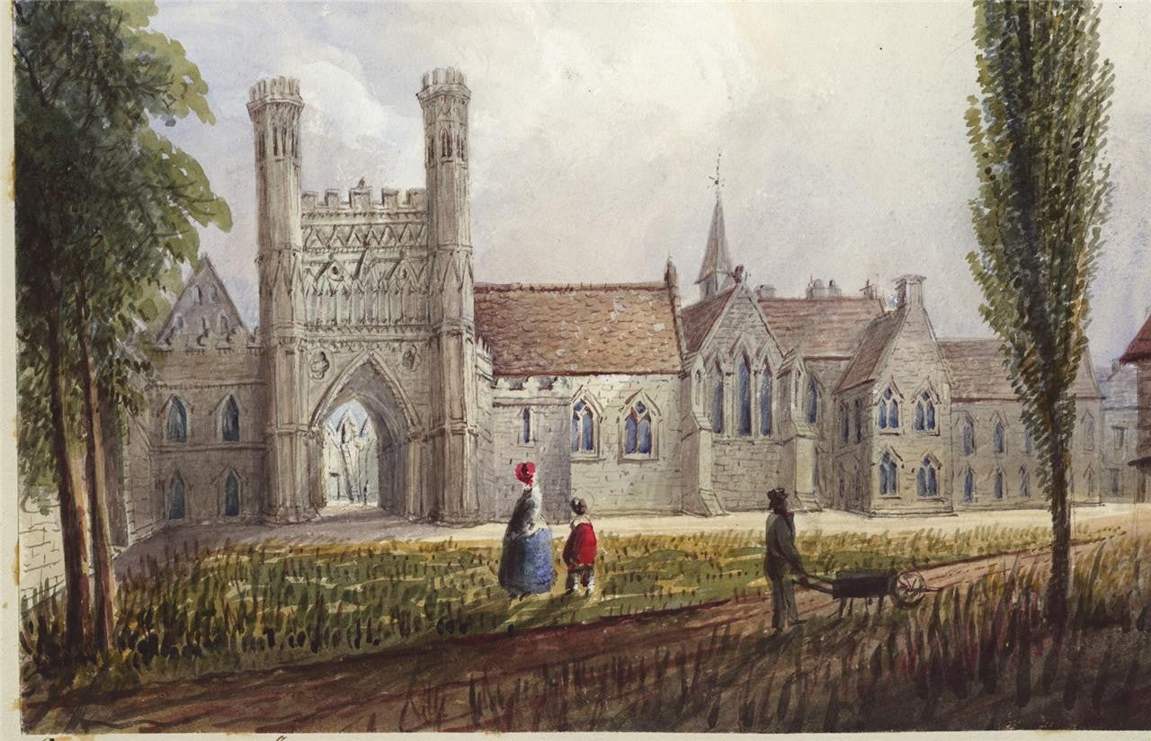 Mary Webster - Watercolour Painting - St Augustine's Abbey Canterbury 18465