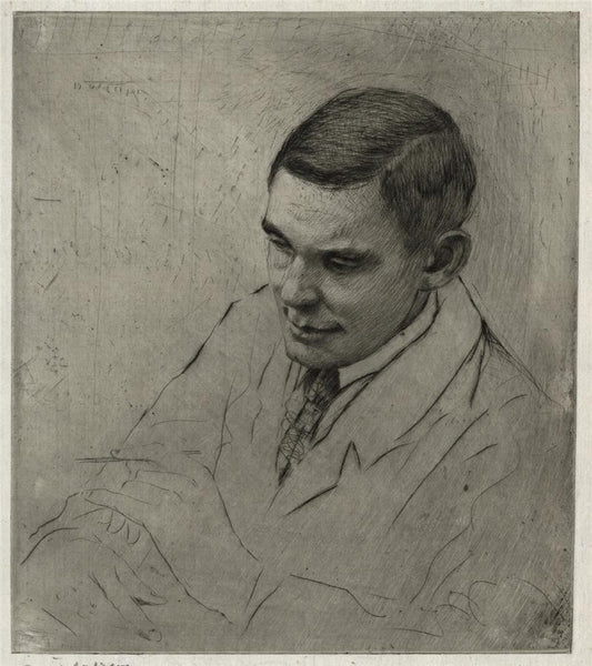 David Waterson (1870-1954) Pencil Signed Etching - Portrait Mr Lamb0