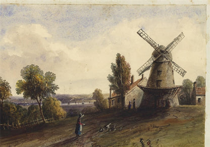 Mary Webster Watercolour Painting Plumstead Woolwich - Greenwich - London 18386