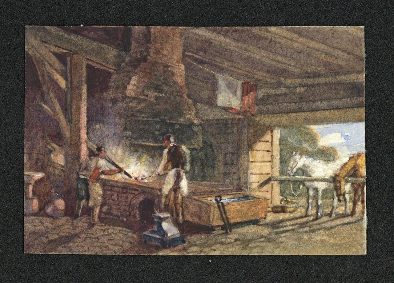 Style Of Samuel Prout - Miniature Watercolour Painting - 19th Century - 221