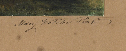 Mary Webster (1794-1883) - Watercolour Painting - Pevensey Castle Sussex - 18522