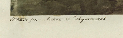 Mary Webster (1794-1883) Watercolour Painting Lewes Castle Sussex 18384