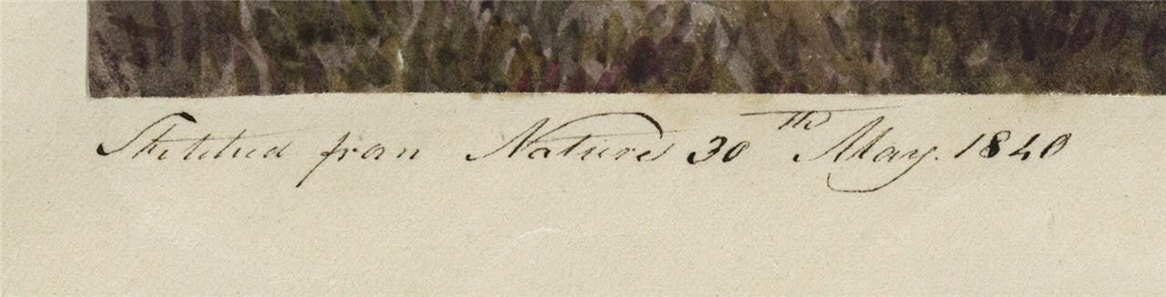 Mary Webster (1794-1883) Watercolour Painting Dowdeswell Near Cheltenham 18403