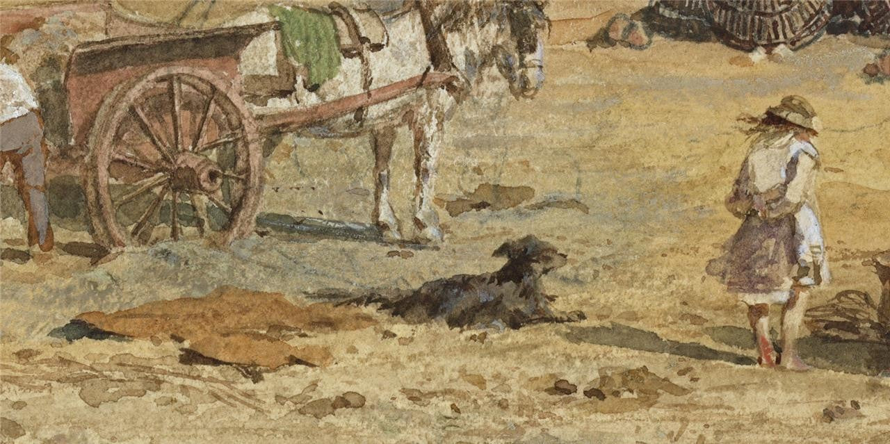 G. R. Smith Watercolour Painting Shanklin Isle Of Wight 1882  19th Century8