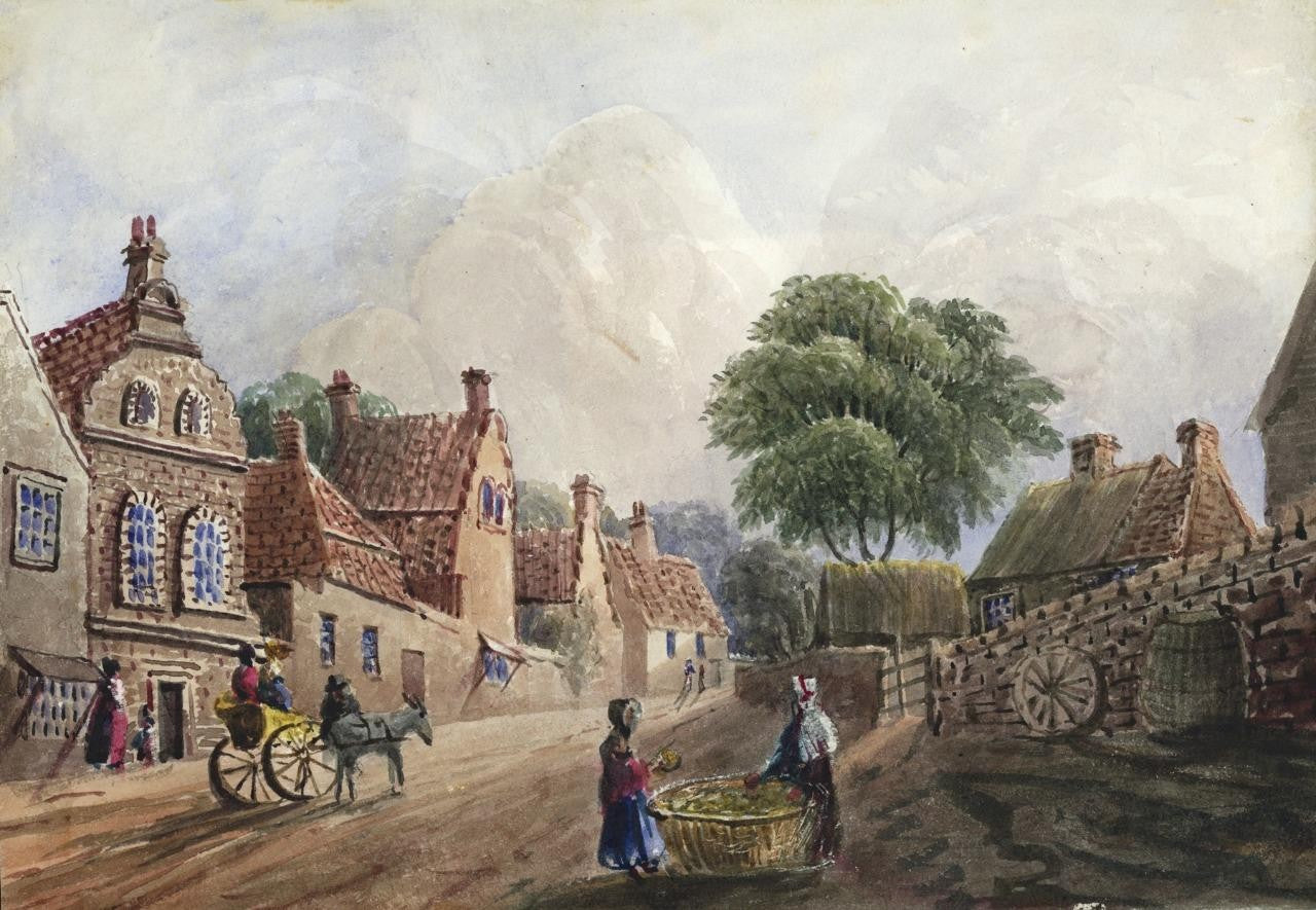 Mary Webster (1794-1883) Watercolour Painting - Reading Street Broadstairs 18430