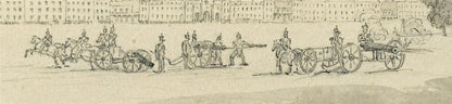 James Wilcox (1778-1865) Painting Royal Artillery Barracks Woolwich London 18438