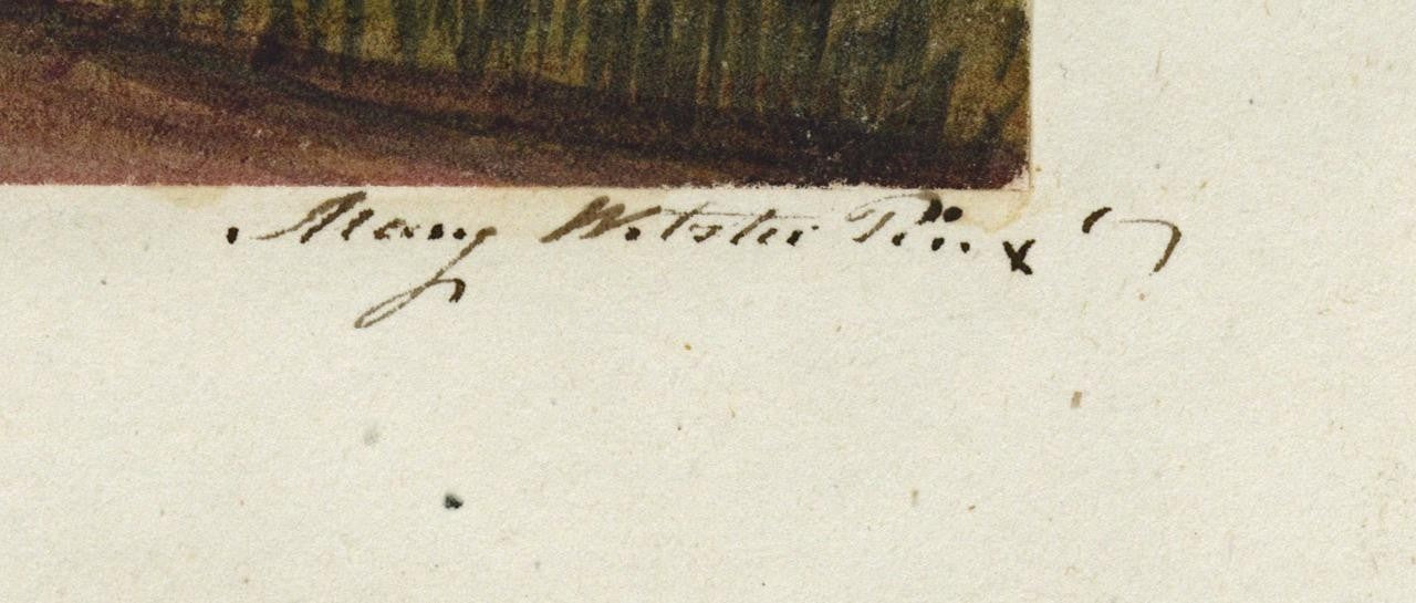 Mary Webster (1794-1883) Watercolour Painting - View On Harrow Road London 18412