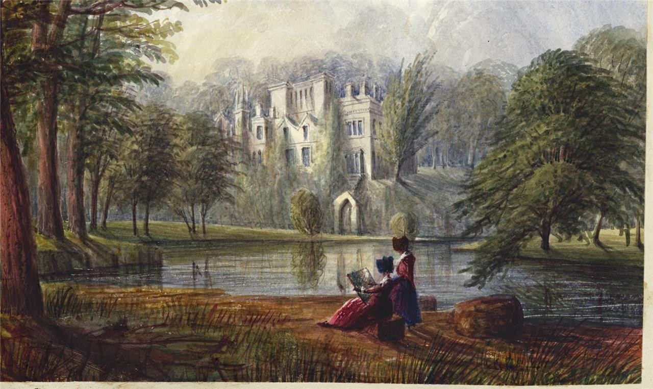 Mary Webster (1794-1883) - Watercolour Painting - Guys Cliffe House 18465