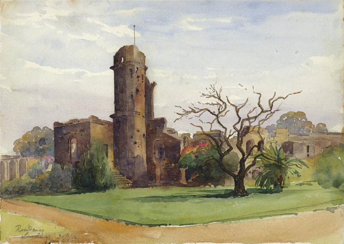 Lucknow India 1908 - Watercolour Painting - Arthur Herbert Hussey (1863-1923)0