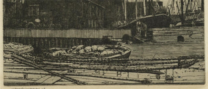 Mortimer Menpes (1855-1938) - Pencil Signed Etching - Near Billingsgate London5