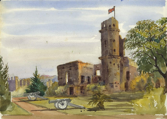 Lucknow India Watercolour Painting - Arthur Herbert Hussey (1863-1923)0