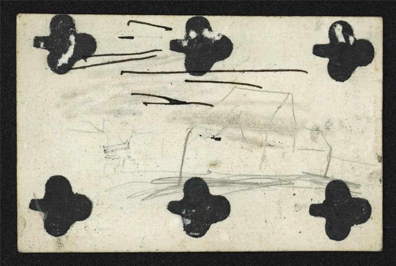 Figures In Landscape - Miniature Gouache Painting - 19th Century3