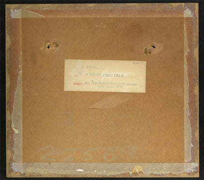 John Hassell (1767-1825) Watercolour Painting - Lee Church, Lewisham - c17914