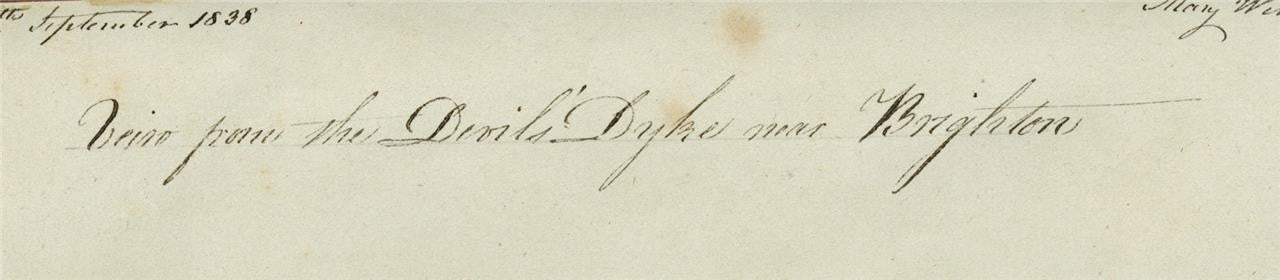 Mary Webster Watercolour Painting View From The Devil's Dyke Near Brighton 18386