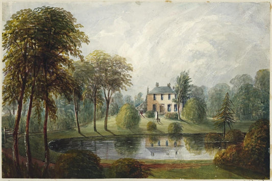 Mary Webster (1794-1883) Watercolour Painting Perrymount Sydenham London 18490