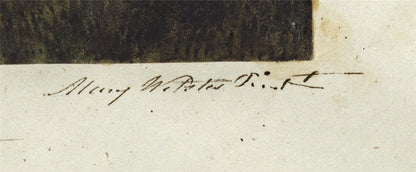 Mary Webster (1794-1883) Watercolour Painting Serpentine Kensington London 18422