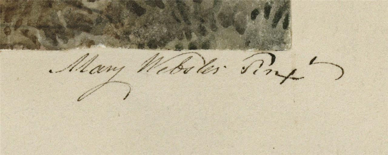 Mary Webster (1794-1883) - Watercolour Painting Dowdeswell Near Cheltenham 18402