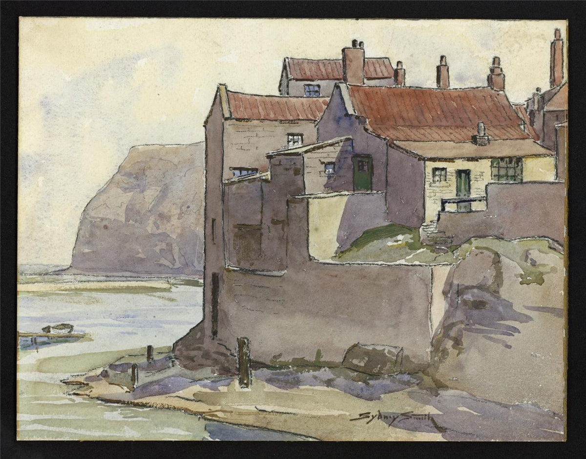 Sydney Smith (1912-1982) Watercolour Painting Coastal Landscape - 20th Century2
