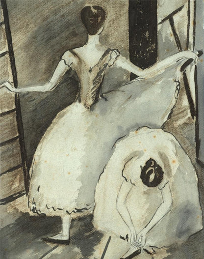 Phyllis Chilton Osborne Watercolour Painting Vic-Wells Ballet Cambridge 19388