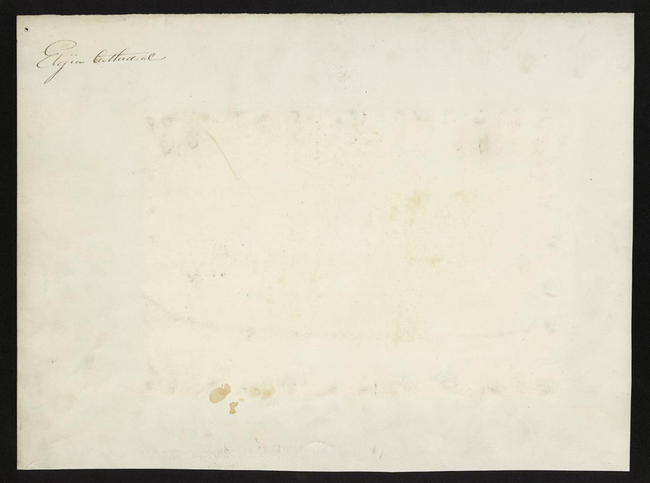 Mary Webster (1794-1883) Watercolour Painting Elgin Cathedral Scotland 18448