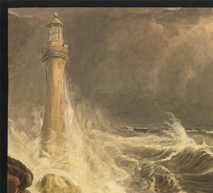 Storm At Sea - Antique Watercolour Painting - 19th Century - Seascape4