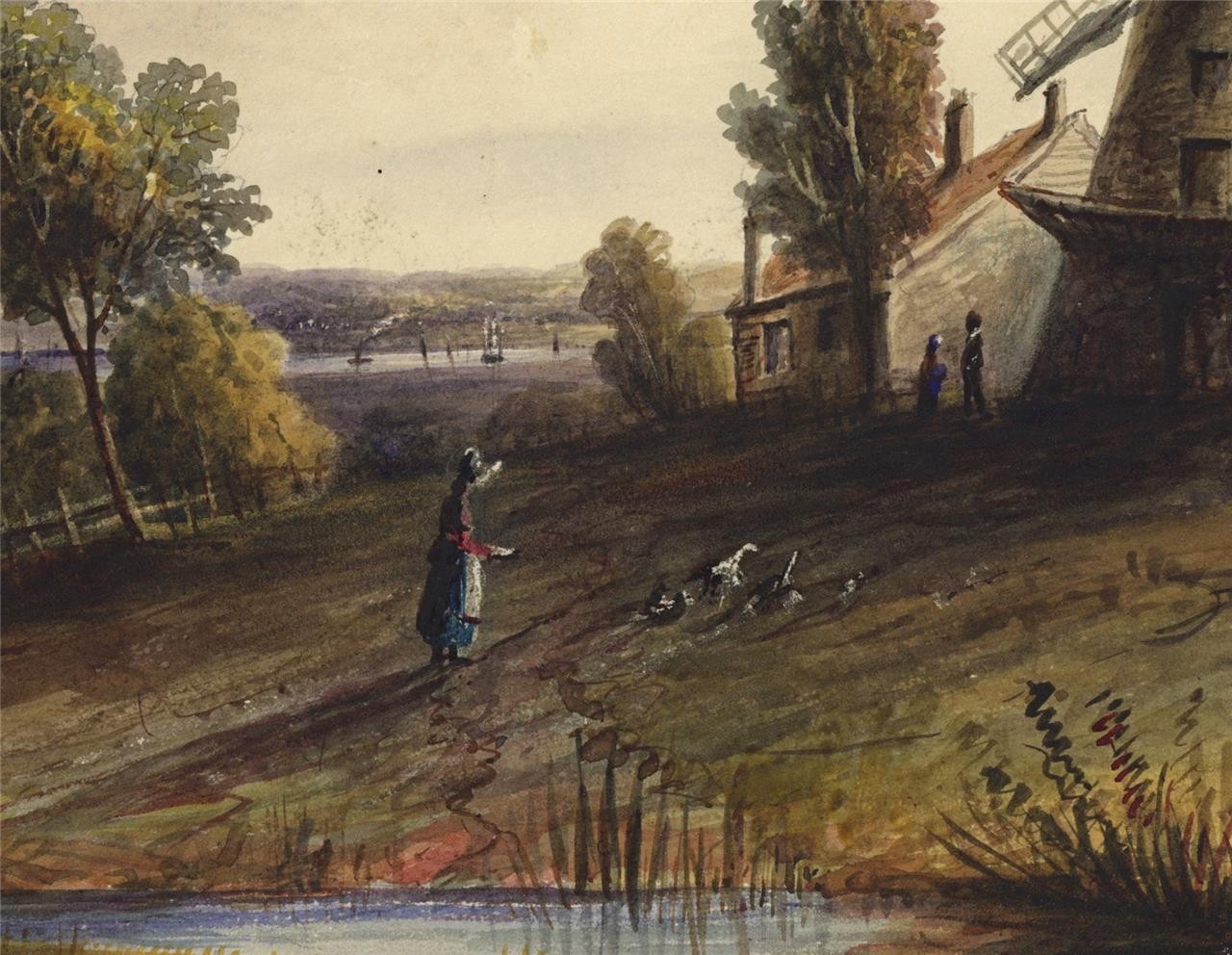 Mary Webster Watercolour Painting Plumstead Woolwich - Greenwich - London 18388