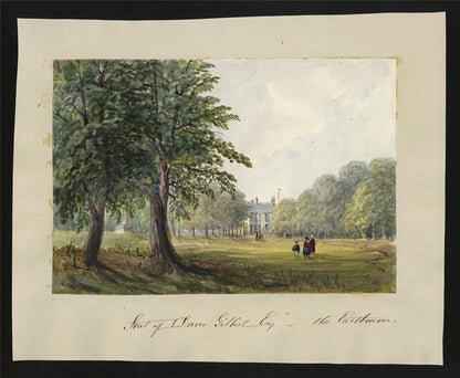 Mary Webster (1794-1883) Watercolour Painting - Old Eastbourne 19th Century1