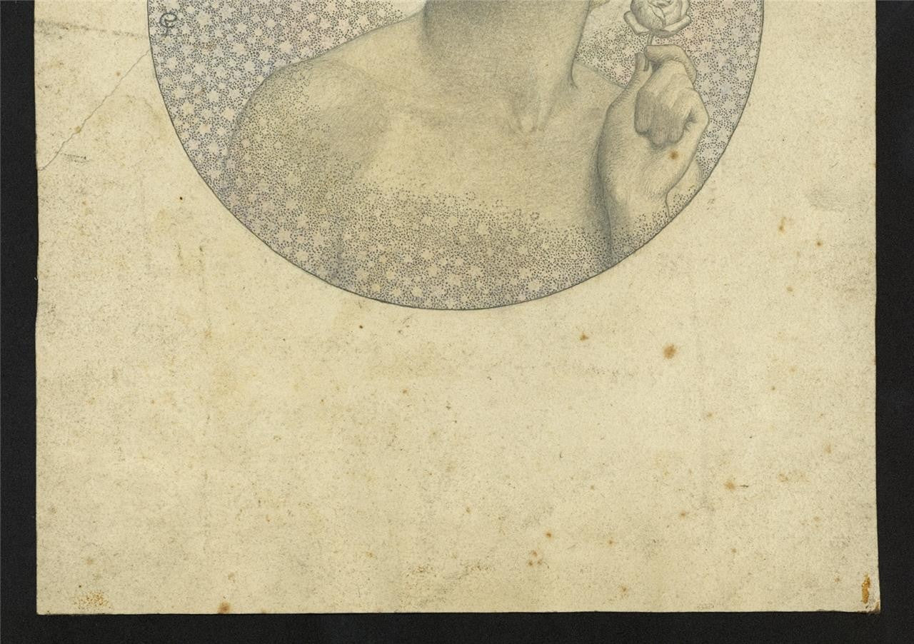 Cecil French (18791953) Pencil Drawing  The Flowering Of The Ages10