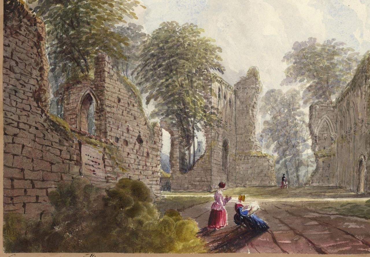 Mary Webster (1794-1883) Watercolour Painting  Beeston Regis Priory Near Cromer7