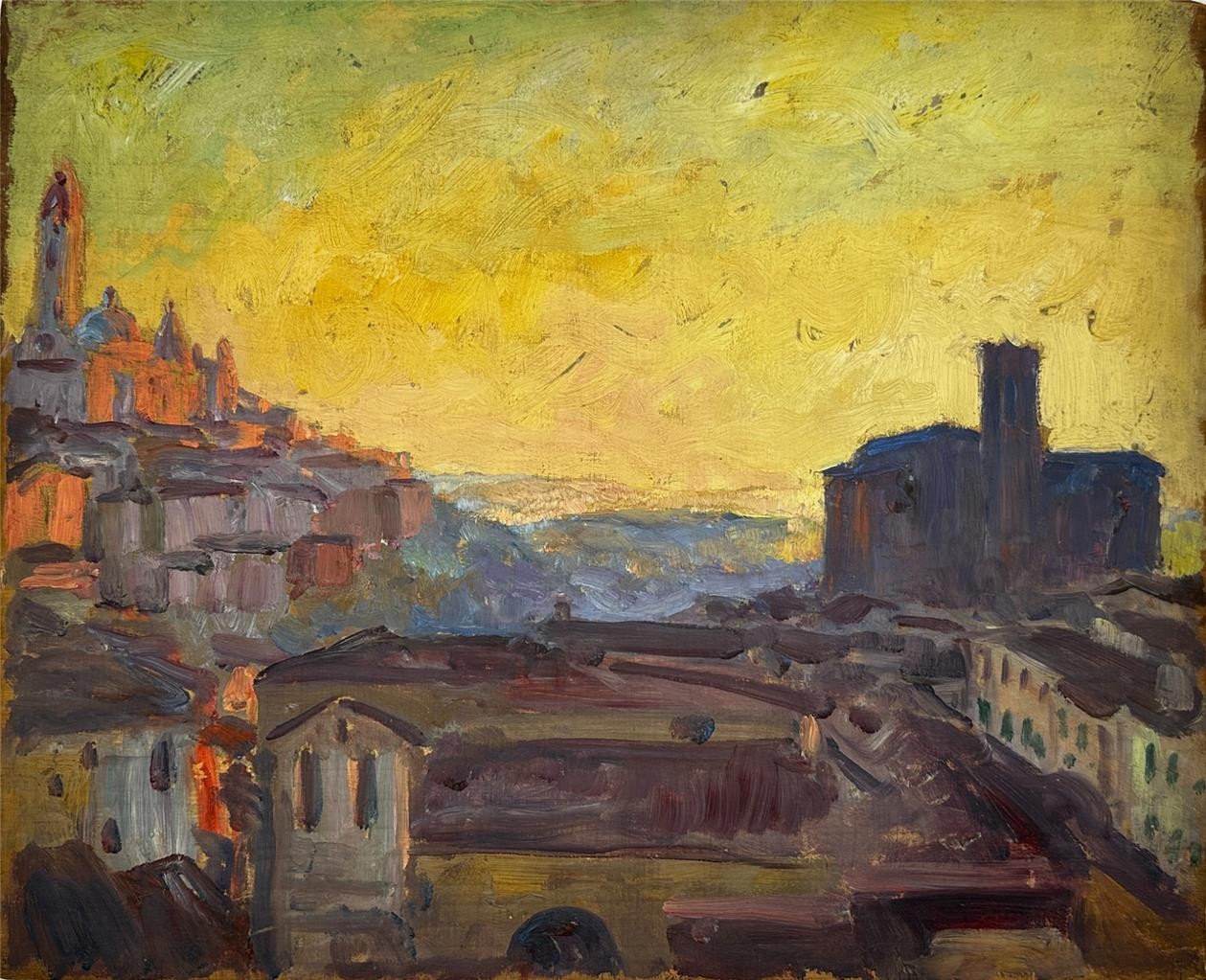 William Samuel Horton (18651936) Oil Painting  Impressionist Continental Scene0