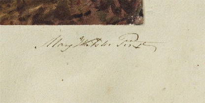 Mary Webster (1794-1883) - Watercolour Painting - Pevensey Castle Sussex 18422