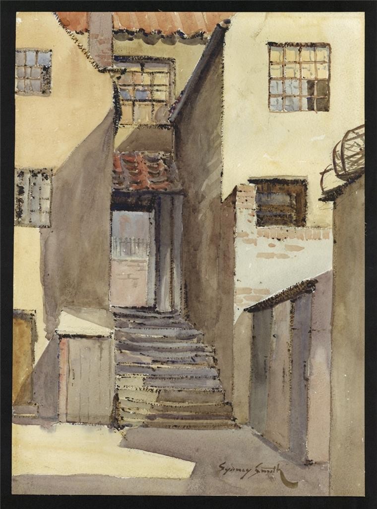Sydney Smith (1912-1982) Watercolour Painting 20th Century2