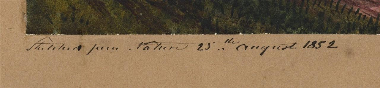 Mary Webster (1794-1883) - Watercolour Painting - Pevensey Castle Sussex - 18523