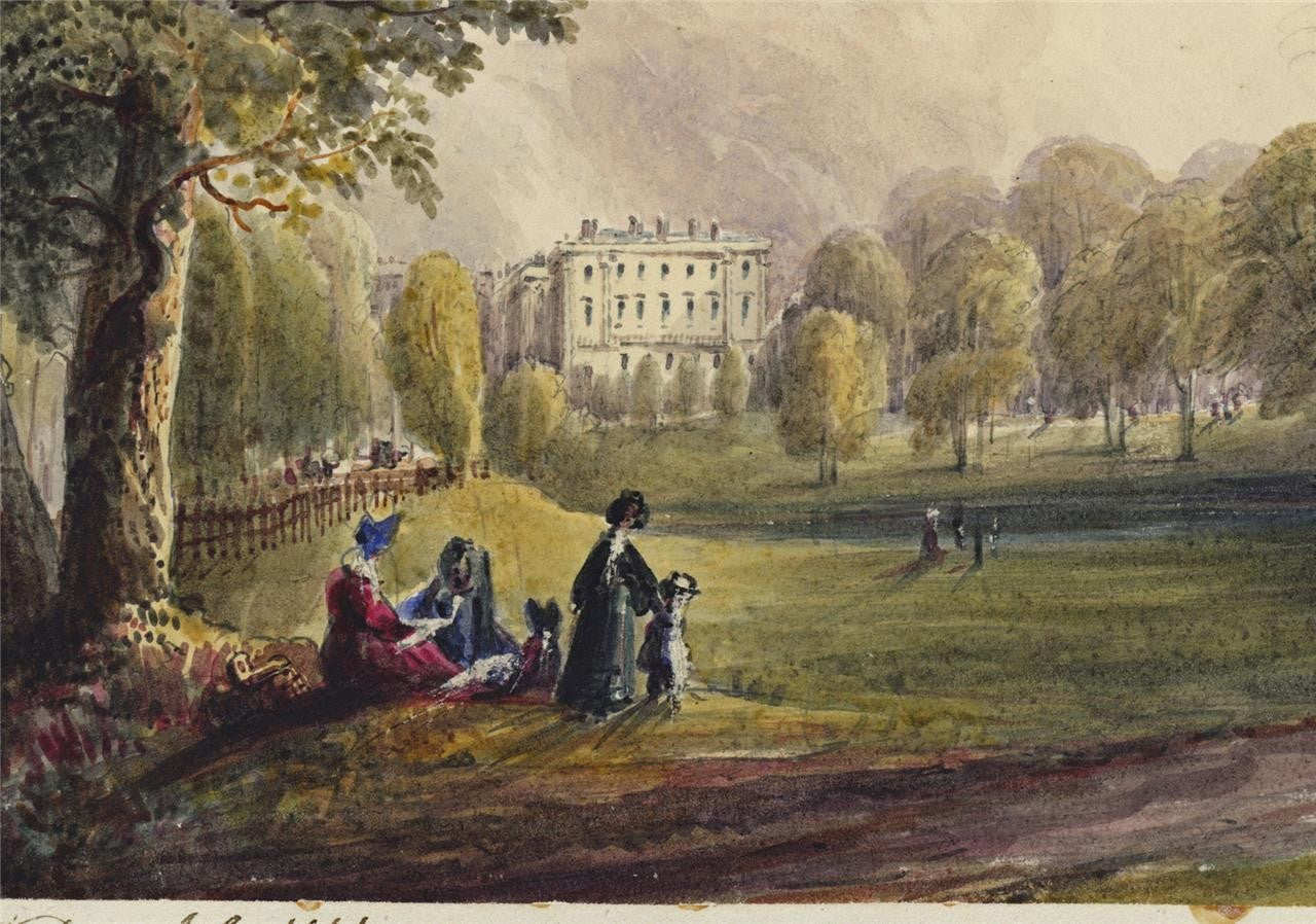Mary Webster (1794-1883) Watercolour Painting Apsley House Hyde Park London 18417