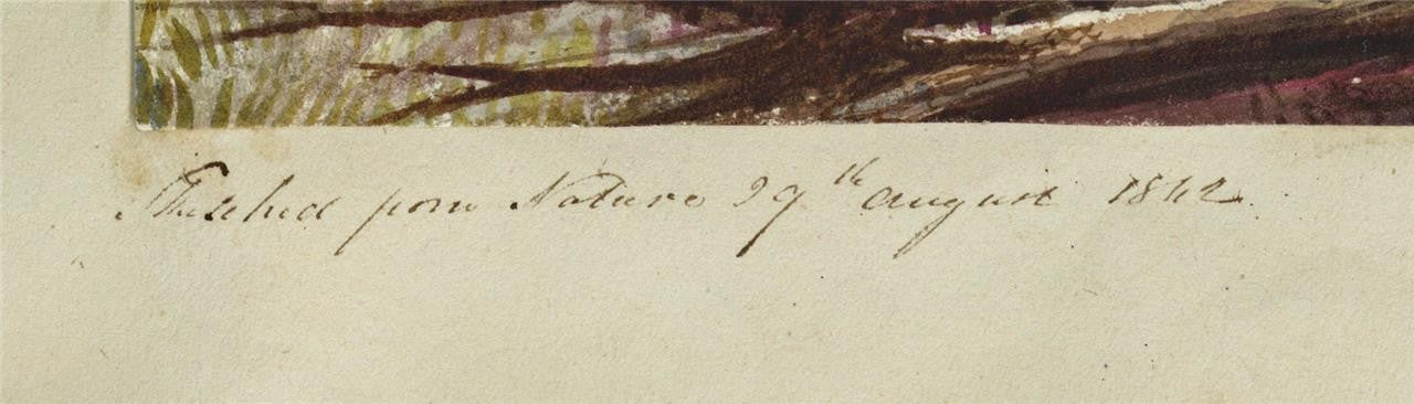 Mary Webster (1794-1883) Watercolour Painting - Herstmonceux Castle 18423