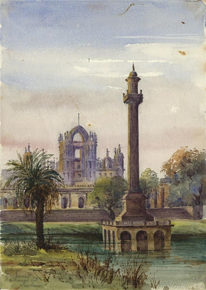 Lucknow India - Watercolour Painting - Arthur Herbert Hussey (1863-1923)0
