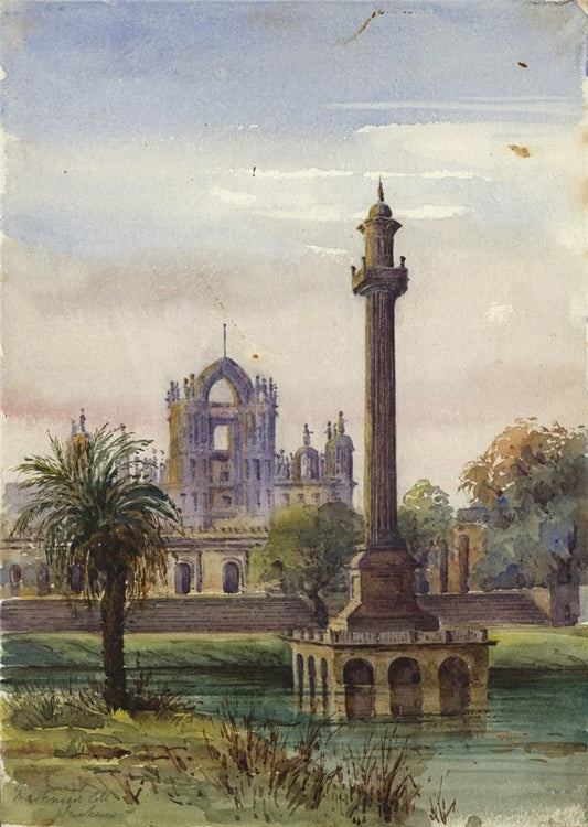 Lucknow India - Watercolour Painting - Arthur Herbert Hussey (1863-1923)0