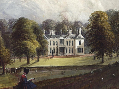 Mary Webster (1794-1883) - Watercolour Painting - Compton Place Eastbourne 18506