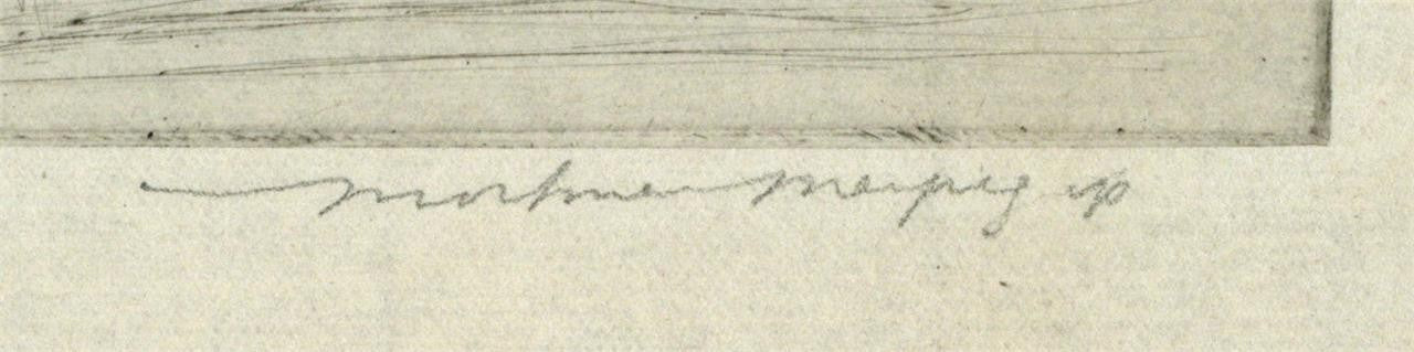 Mortimer Menpes (1855-1938) Pencil Signed Etching - St Paul's From Thames London2