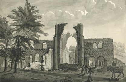 James Wilcox (1778-1865) Watercolour Painting Furness Abbey 18040