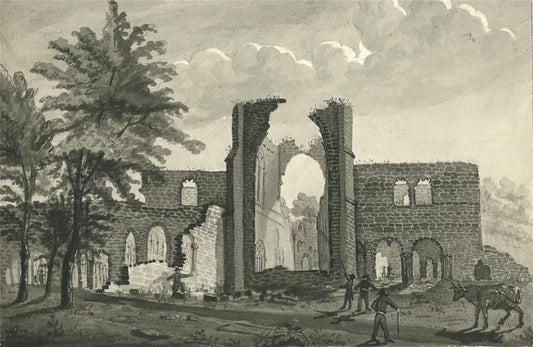 James Wilcox (1778-1865) Watercolour Painting Furness Abbey 18040