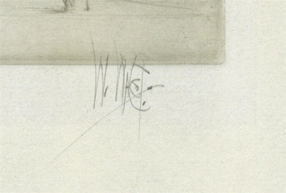 William Walcot (1874-1943) Pencil Signed Etching - Holyrood Palace, Scotland2