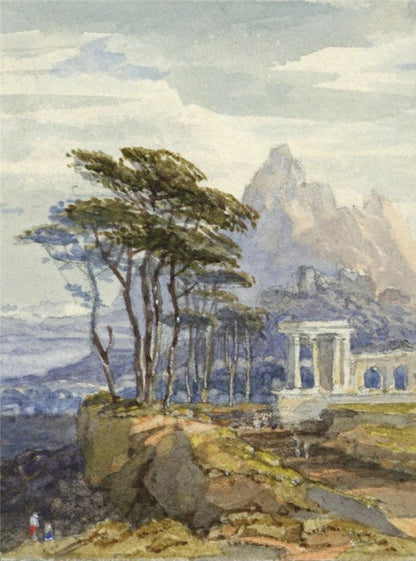 Style Of Samuel Prout - Miniature Watercolour Painting - 19th Century - 180