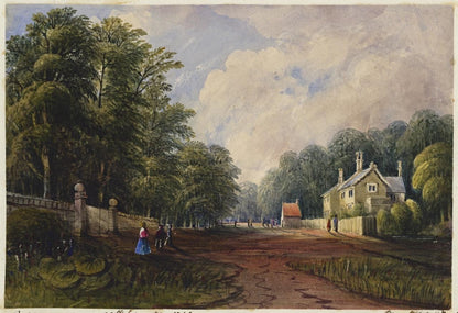 Mary Webster (1794-1883) Watercolour Painting - View On Harrow Road London 18410