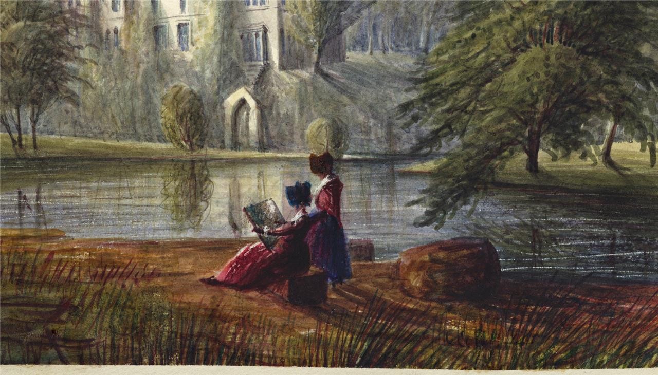 Mary Webster (1794-1883) - Watercolour Painting - Guys Cliffe House 18466